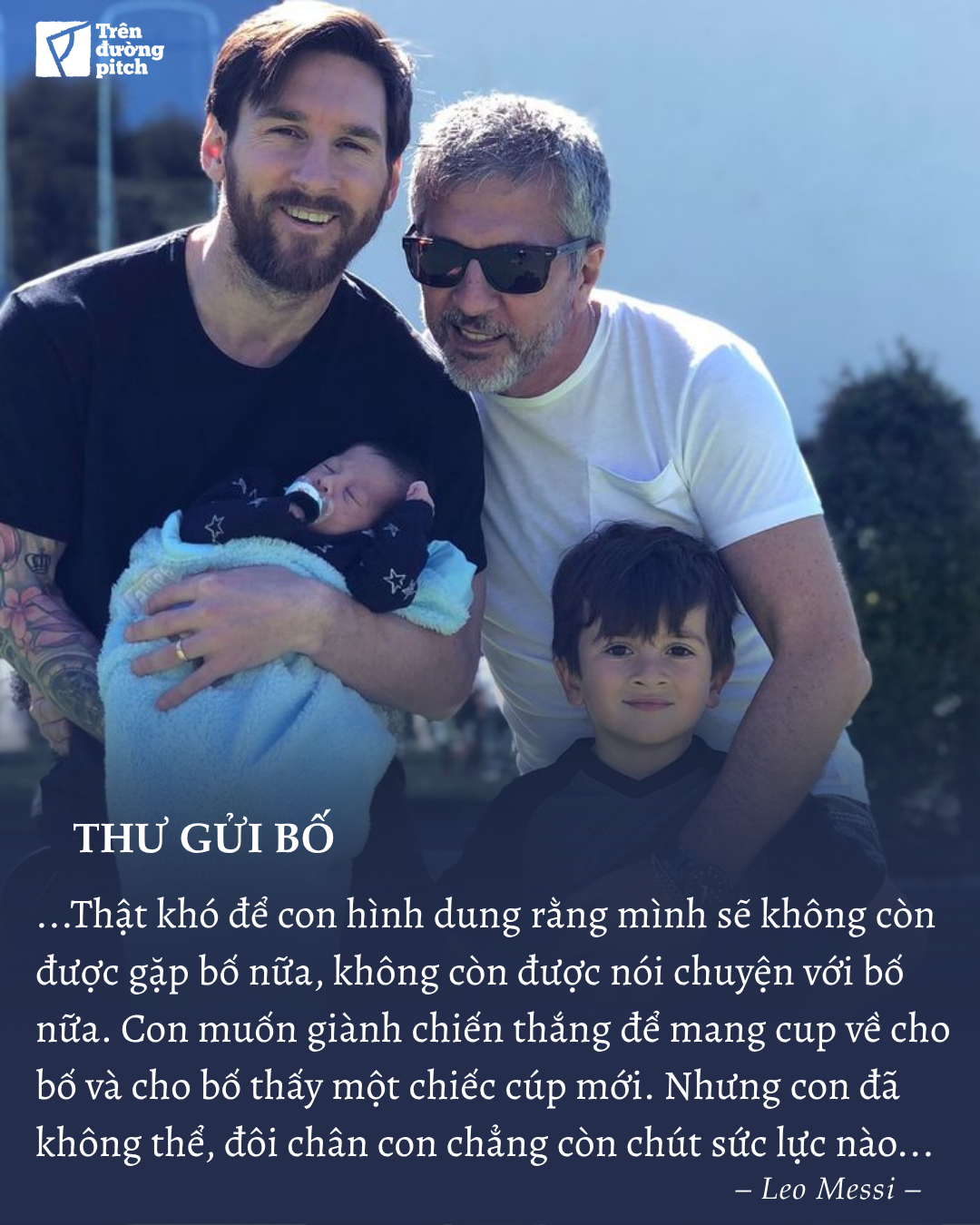 Nghẹn ngào bức tâm thư tiễn biệt cha của Leo Messi 1