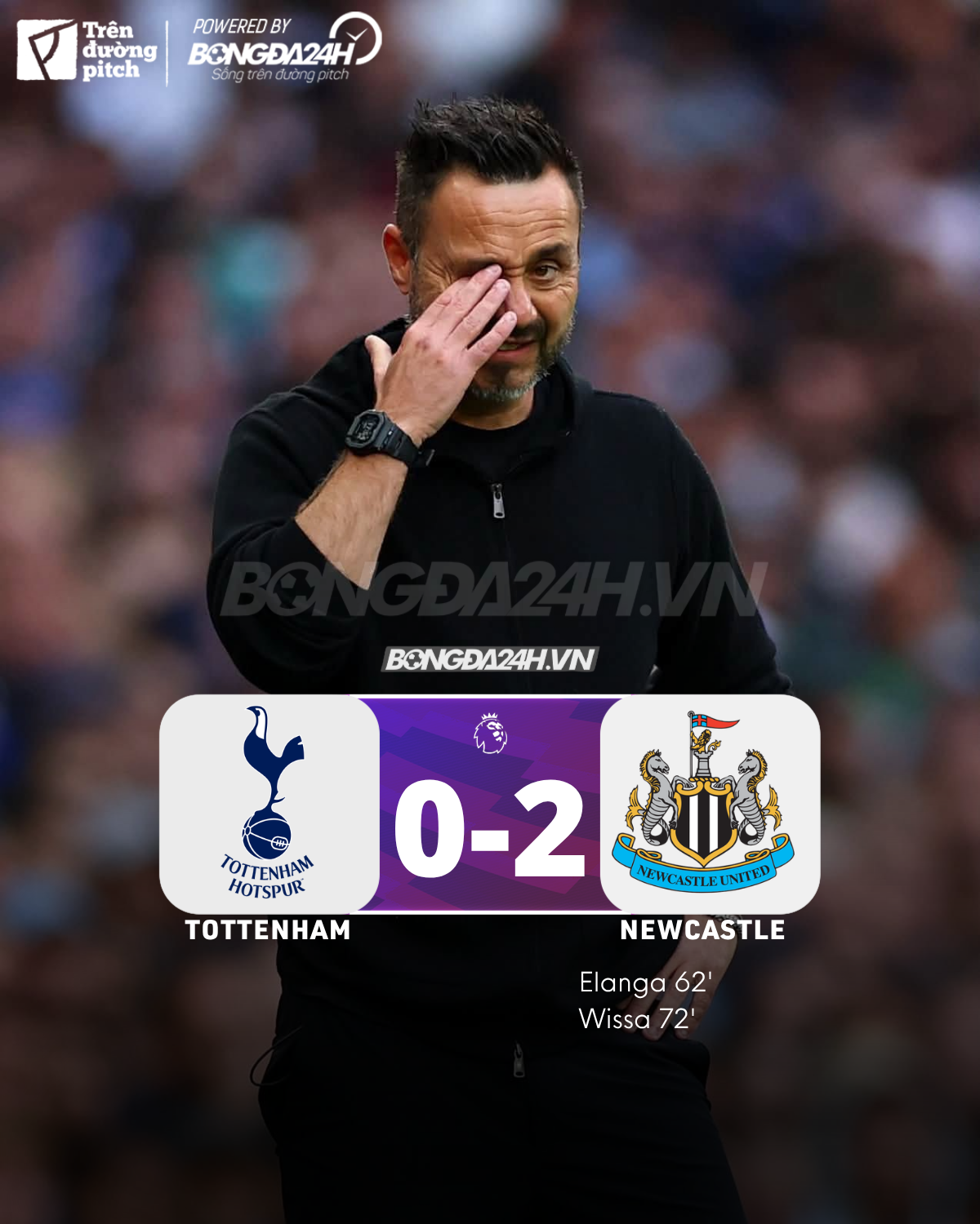 Tottenham lại thua Gà trống quên tiếng gáy 1