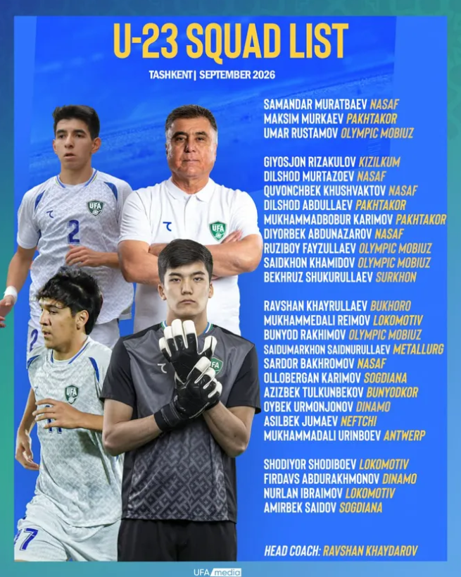 Uzbekistan chot doi hinh doi dau U23 Viet Nam o ASIAD 2026