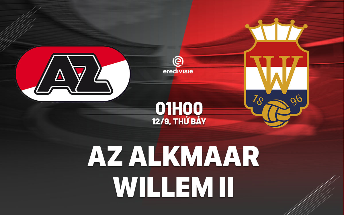 nhan dinh bong da du doan AZ Alkmaar vs Willem II vdqg ha lan hom nay