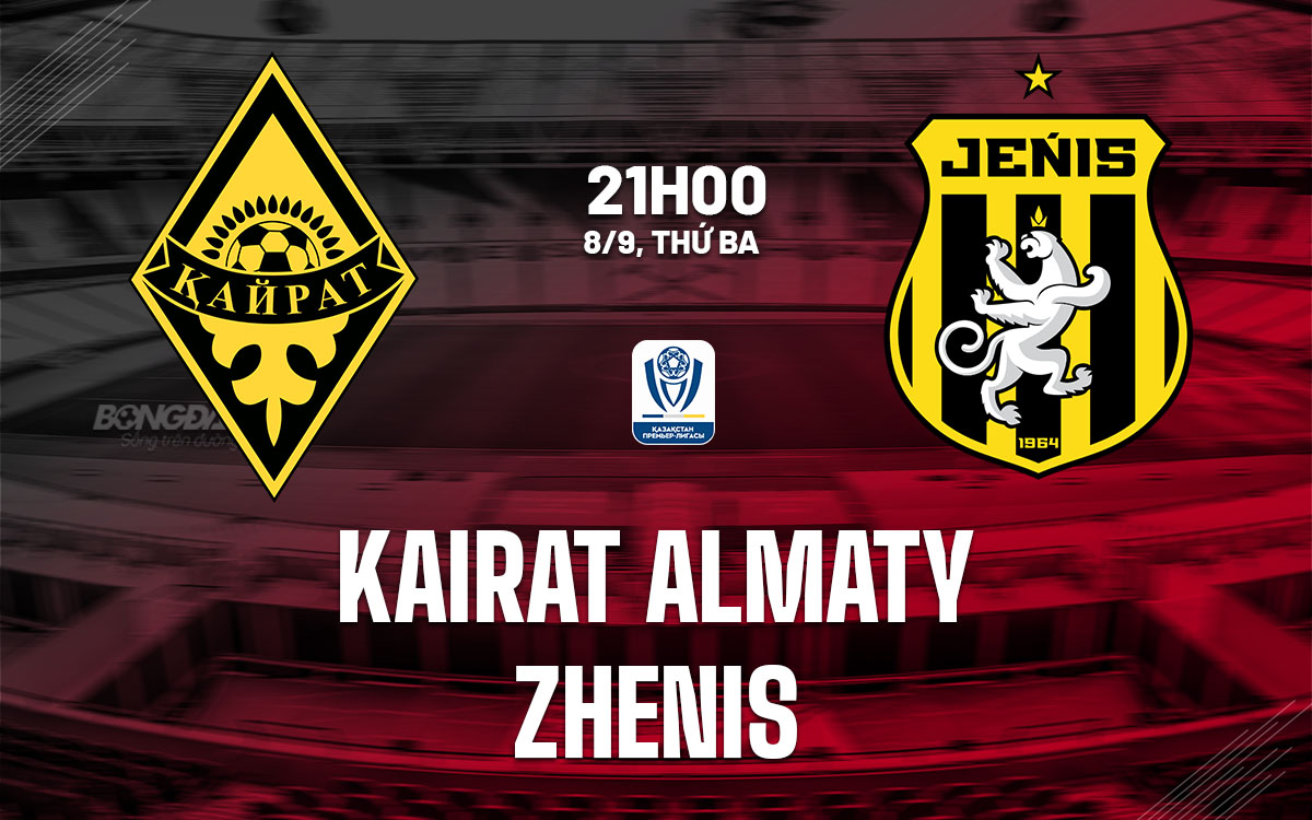 nhan dinh bong da du doan Kairat Almaty vs Zhenis vdqg Kazakhstan hom nay