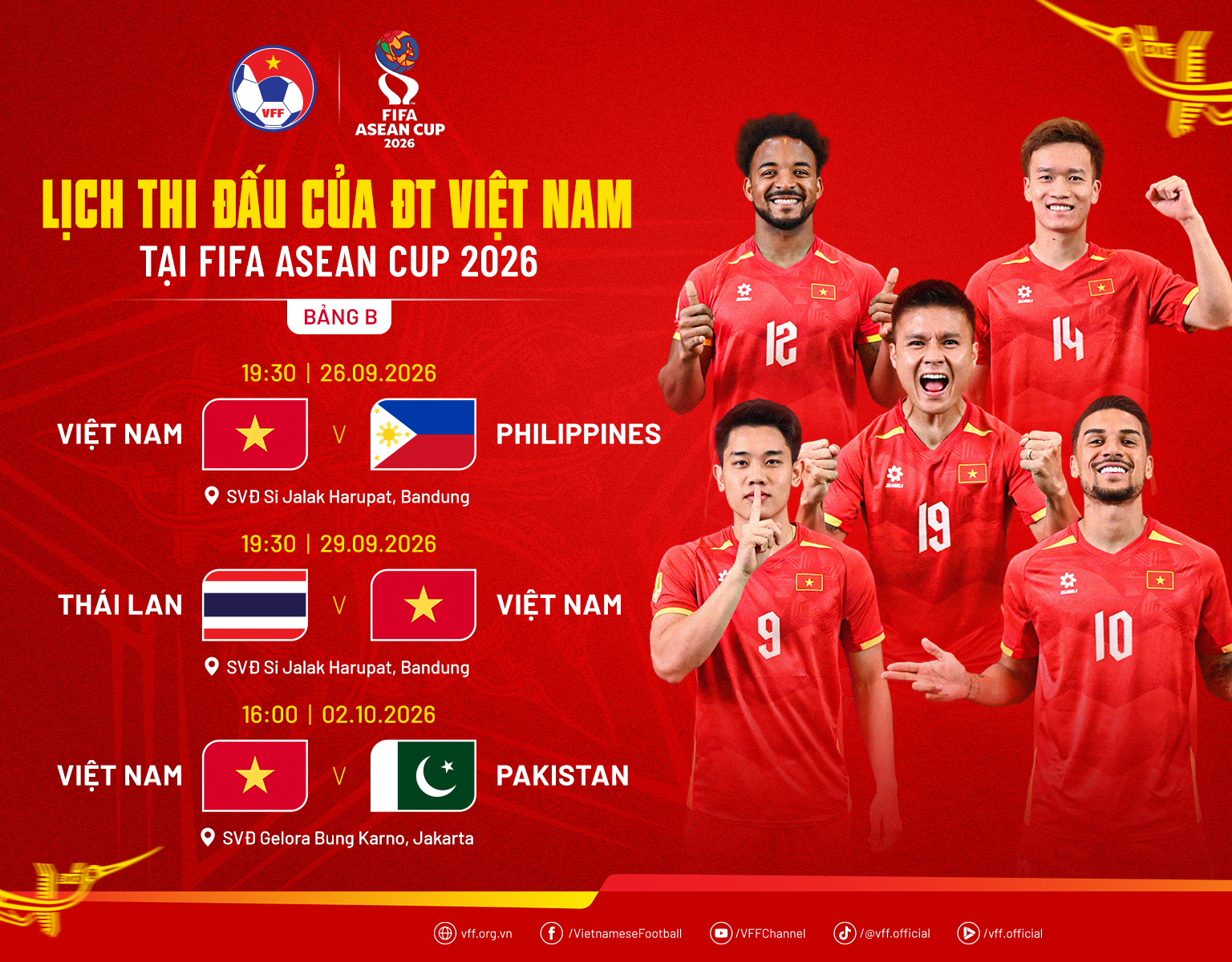 Tuyển Việt Nam chốt lịch hội quân chuẩn bị cho FIFA ASEAN Cup 2026 1