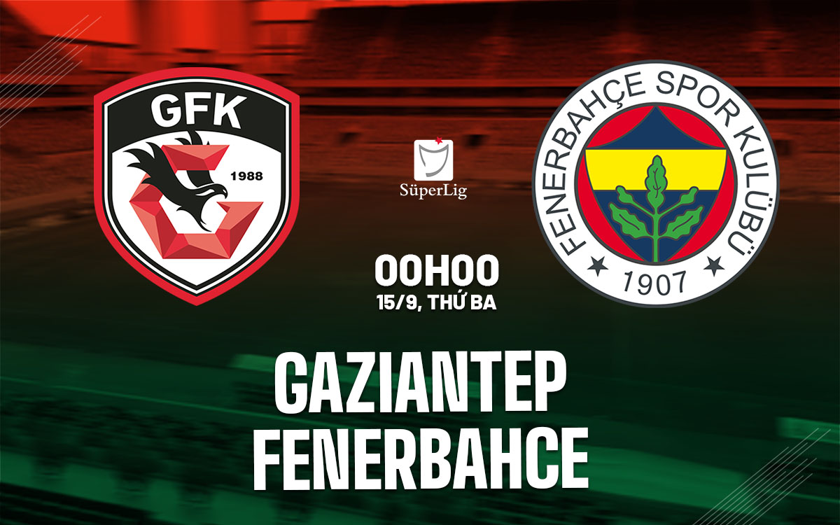 nhan dinh bong da du doan Gaziantep vs Fenerbahce vdqg tho nhi ky hom nay