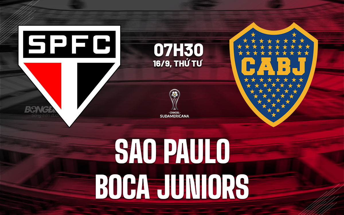 nhan dinh bong da du doan Sao Paulo vs Boca Juniors copa sudamericana hom nay