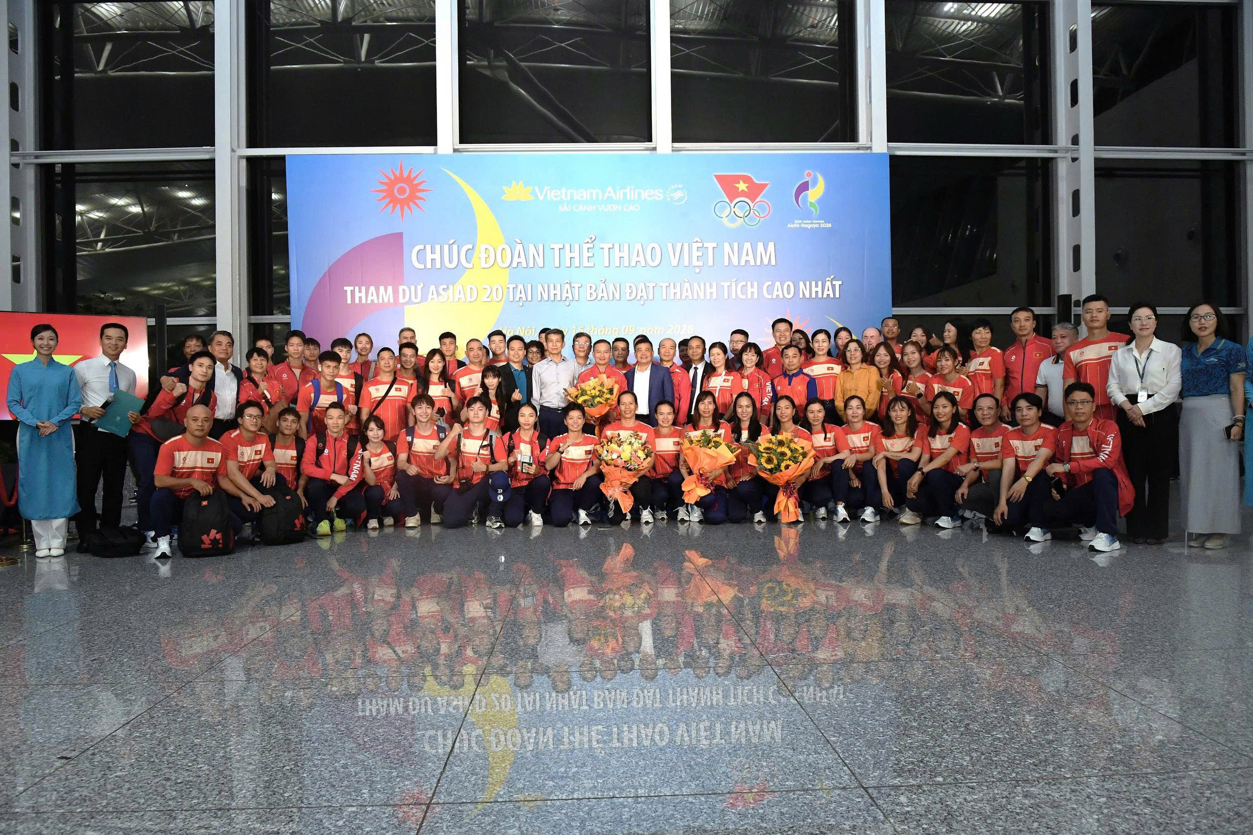 doan the thao Viet Nam len duong sang Nhat Ban du ASIAD 2026
