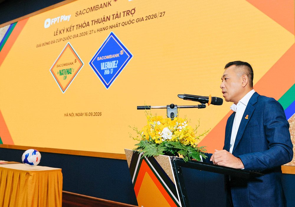 SACOMBANK là nhà tài trợ chính Giải Hạng Nhất Quốc gia và Cúp Quốc gia trong mùa giải 202627 6