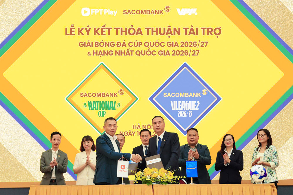 SACOMBANK là nhà tài trợ chính Giải Hạng Nhất Quốc gia và Cúp Quốc gia trong mùa giải 202627 3