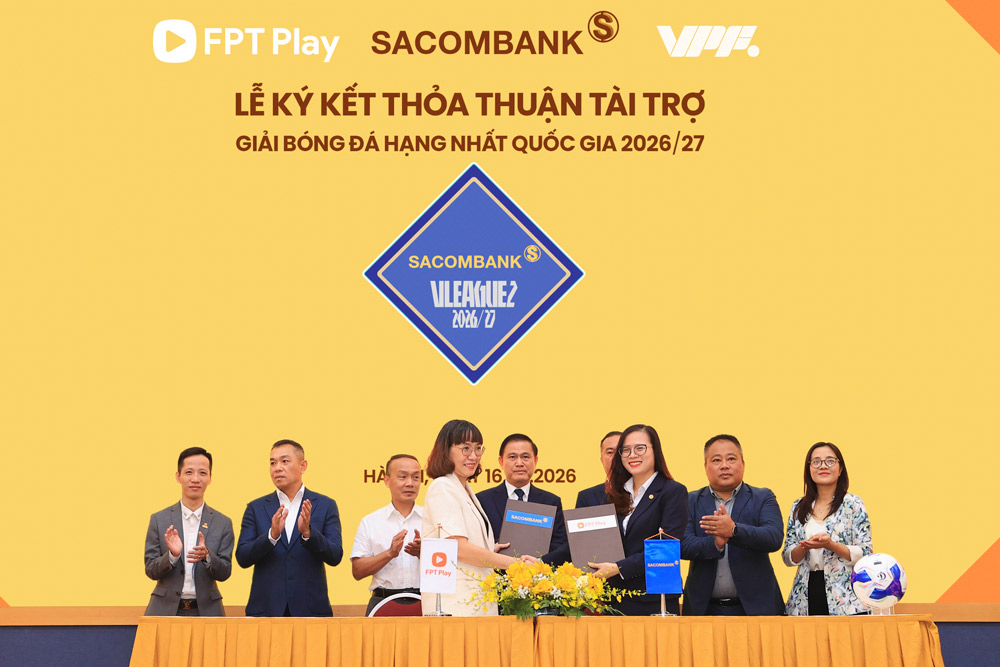 SACOMBANK là nhà tài trợ chính Giải Hạng Nhất Quốc gia và Cúp Quốc gia trong mùa giải 202627 4