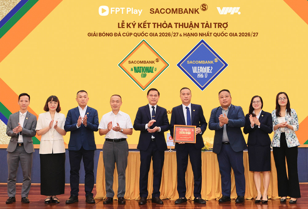 SACOMBANK là nhà tài trợ chính Giải Hạng Nhất Quốc gia và Cúp Quốc gia trong mùa giải 202627 5