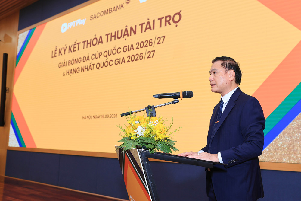 SACOMBANK là nhà tài trợ chính Giải Hạng Nhất Quốc gia và Cúp Quốc gia trong mùa giải 202627 2