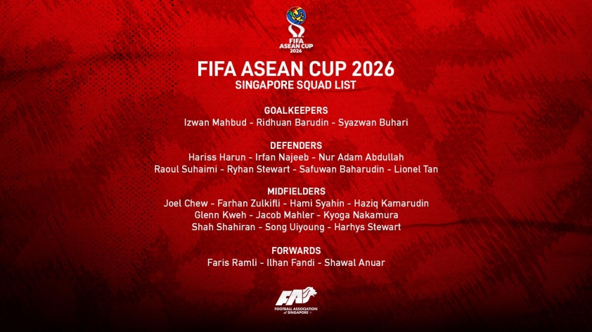 ĐT Singapore chốt quân dự FIFA ASEAN Cup 1