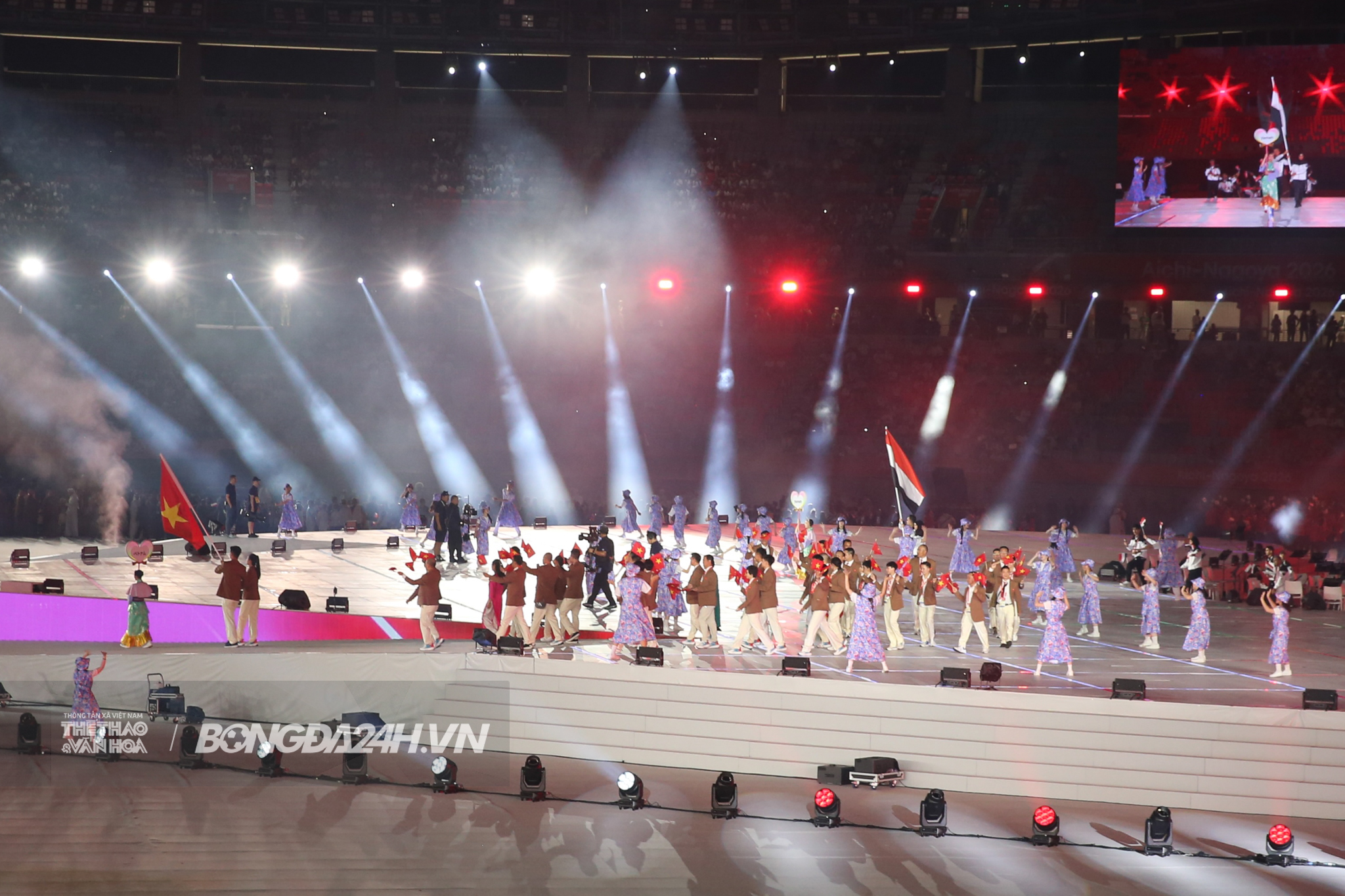 Nhật Bản đưa Lâu đài Nagoya vào đêm khai mạc ASIAD 20 4 Nhật Bản đưa Lâu đài Nagoya vào đêm khai mạc ASIAD 20 4