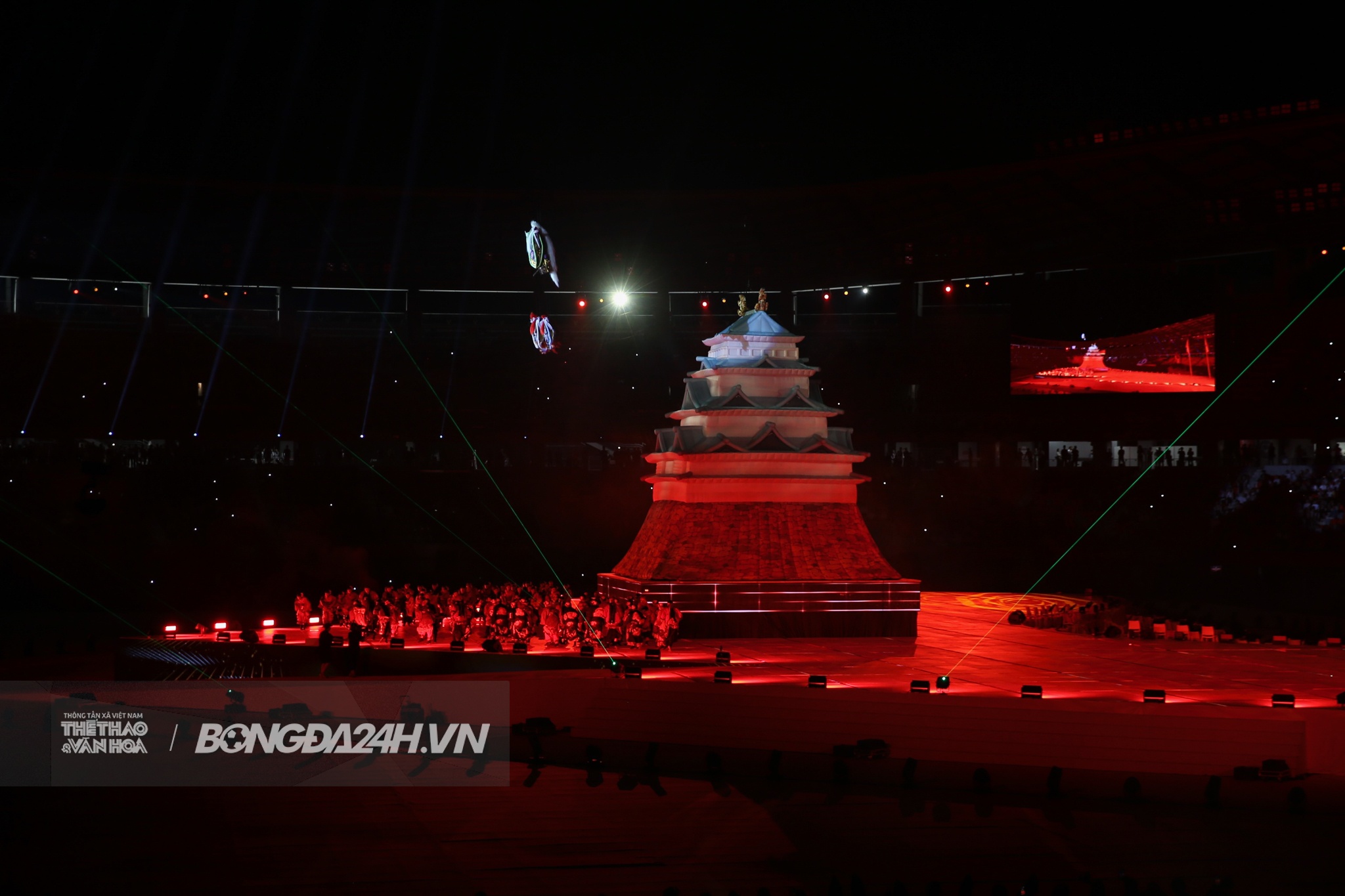 Nhật Bản đưa Lâu đài Nagoya vào đêm khai mạc ASIAD 20 5 Nhật Bản đưa Lâu đài Nagoya vào đêm khai mạc ASIAD 20 5