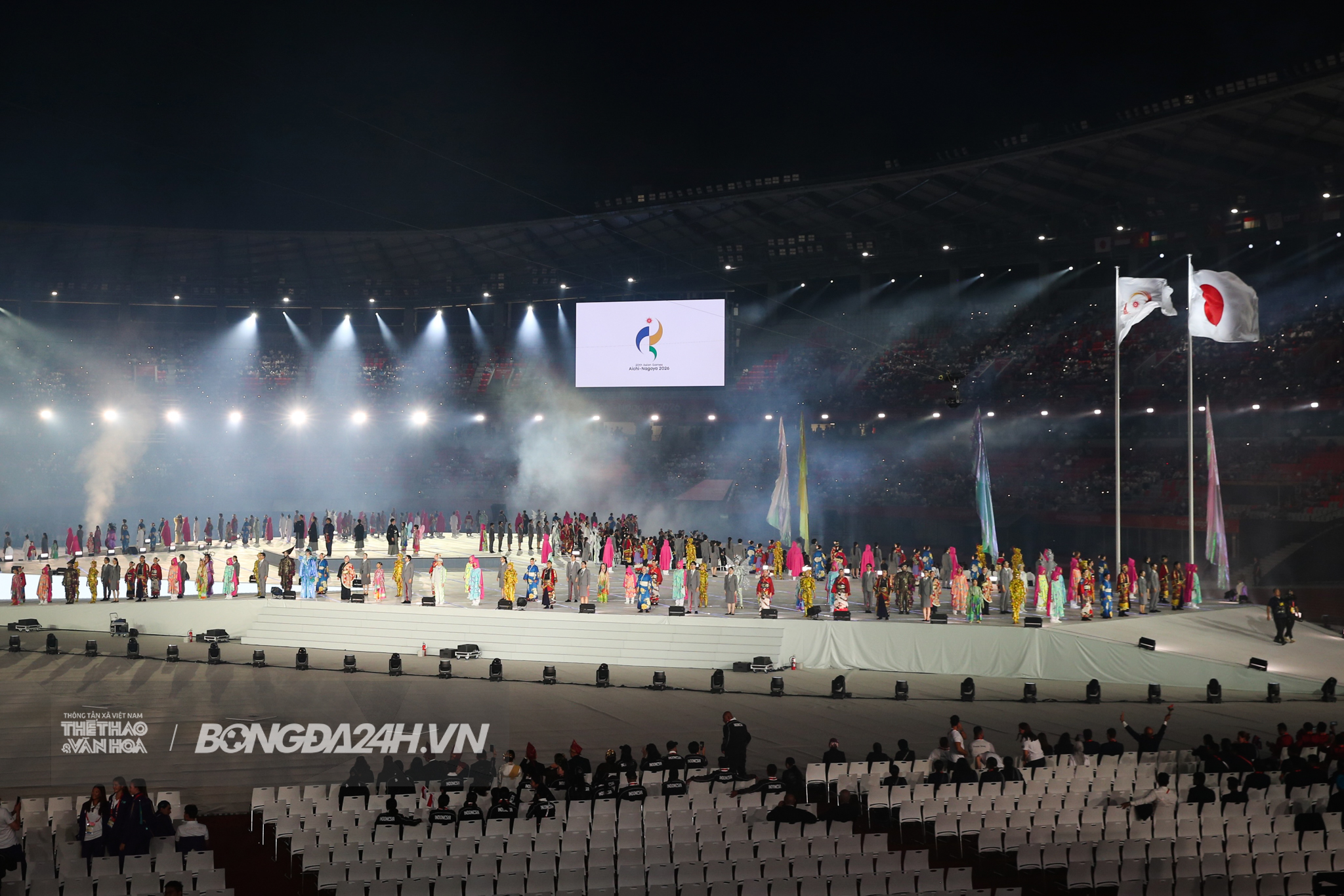 Nhật Bản đưa Lâu đài Nagoya vào đêm khai mạc ASIAD 20 2 Nhật Bản đưa Lâu đài Nagoya vào đêm khai mạc ASIAD 20 2