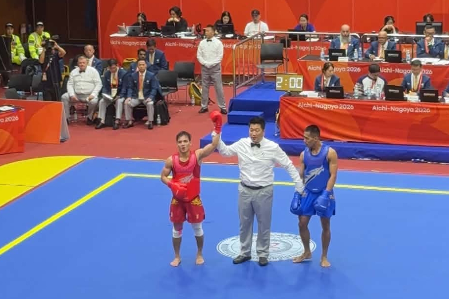 dinh Van Tam ha vo si Indonesia o ban ket ASIAD