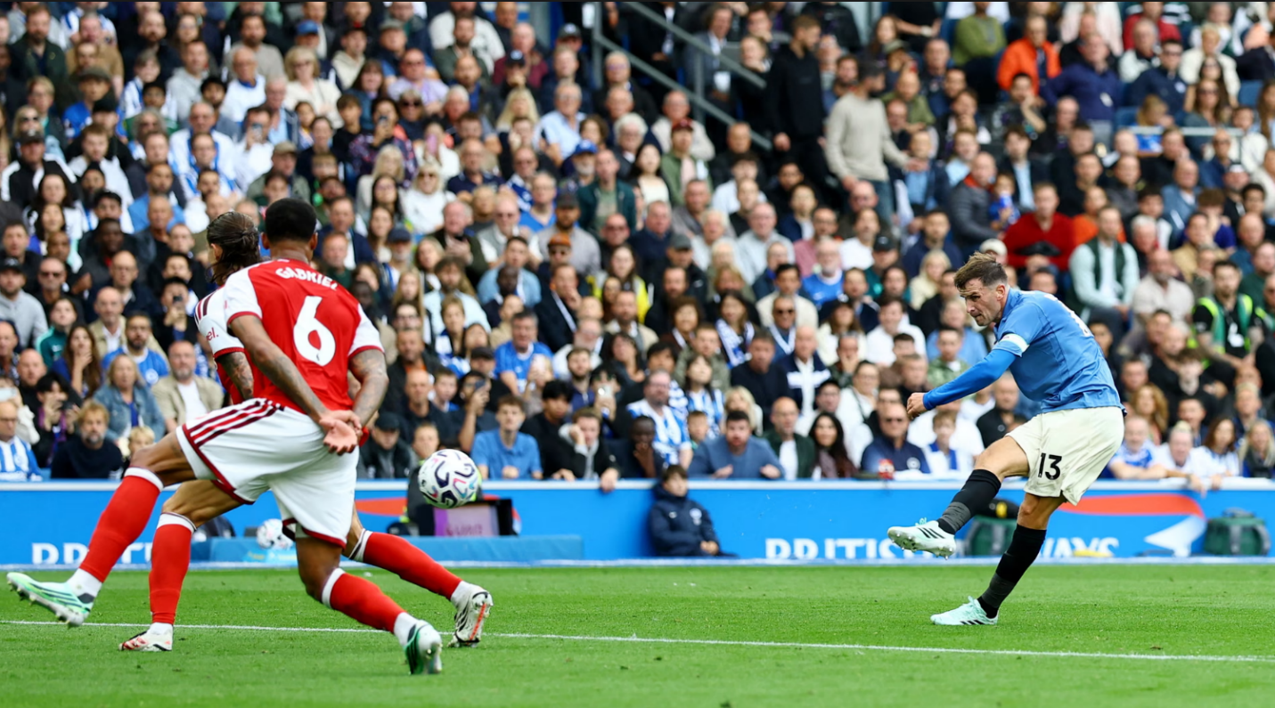 Thua đau trước Brighton, Arsenal bắt đầu thấy nhớ William Saliba 2 Thua đau trước Brighton, Arsenal bắt đầu thấy nhớ William Saliba 2