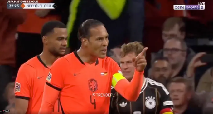 Virgil van Dijk nổi điên với bàn thắng của tuyển Đức 1 Virgil van Dijk nổi điên với bàn thắng của tuyển Đức 1