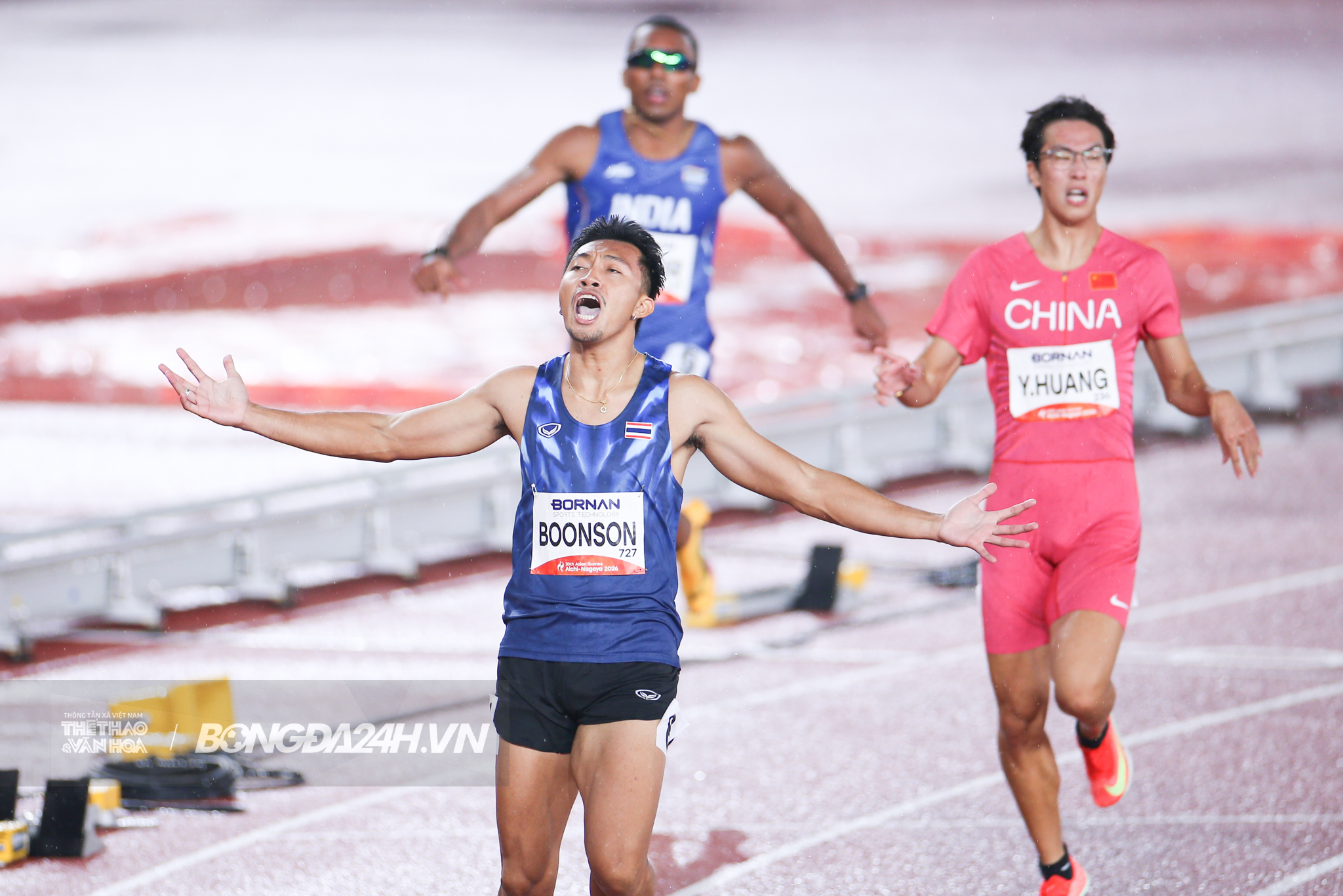 Hai ngôi sao Đông Nam Á thống trị đường chạy 200m ASIAD 7