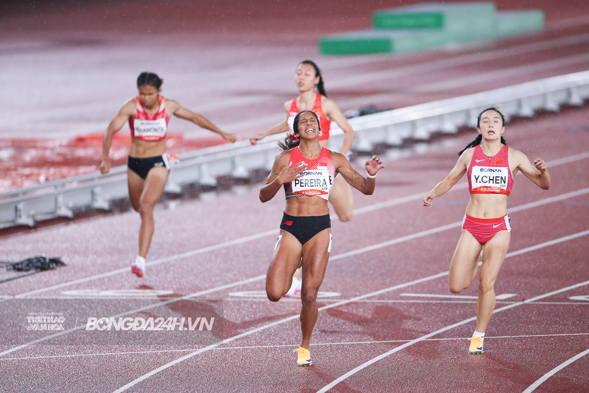 Hai ngôi sao Đông Nam Á thống trị đường chạy 200m ASIAD 2