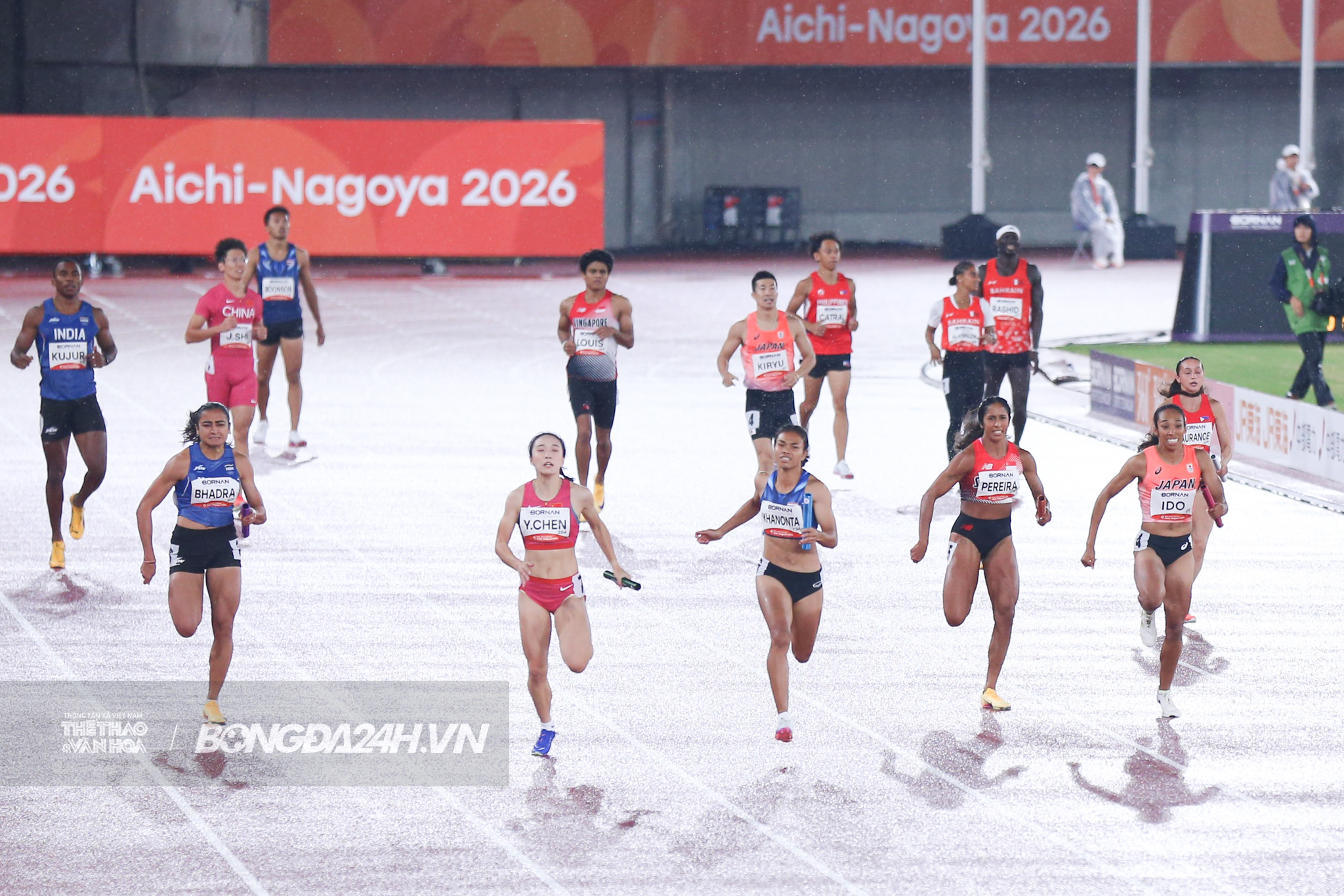 Bức ảnh chung của 2 “thần gió” nổi bật nhất ASIAD 20 1
