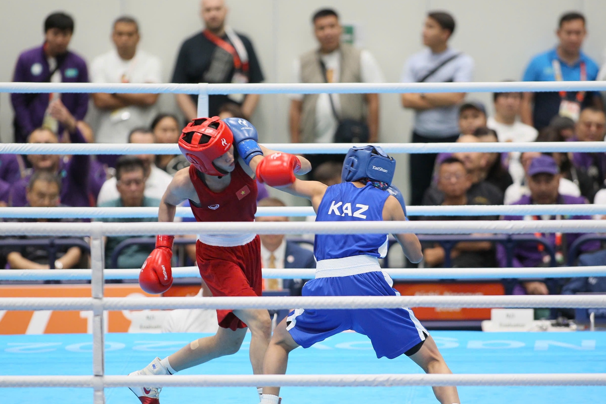 Nguyễn Thị Tâm hạ nhà vô địch thế giới, vào chung kết ASIAD 20 1