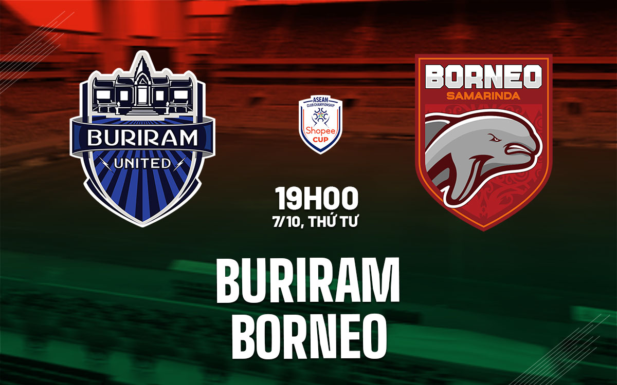 nhan dinh bong da du doan Buriram vs Borneo asean club championship hom nay