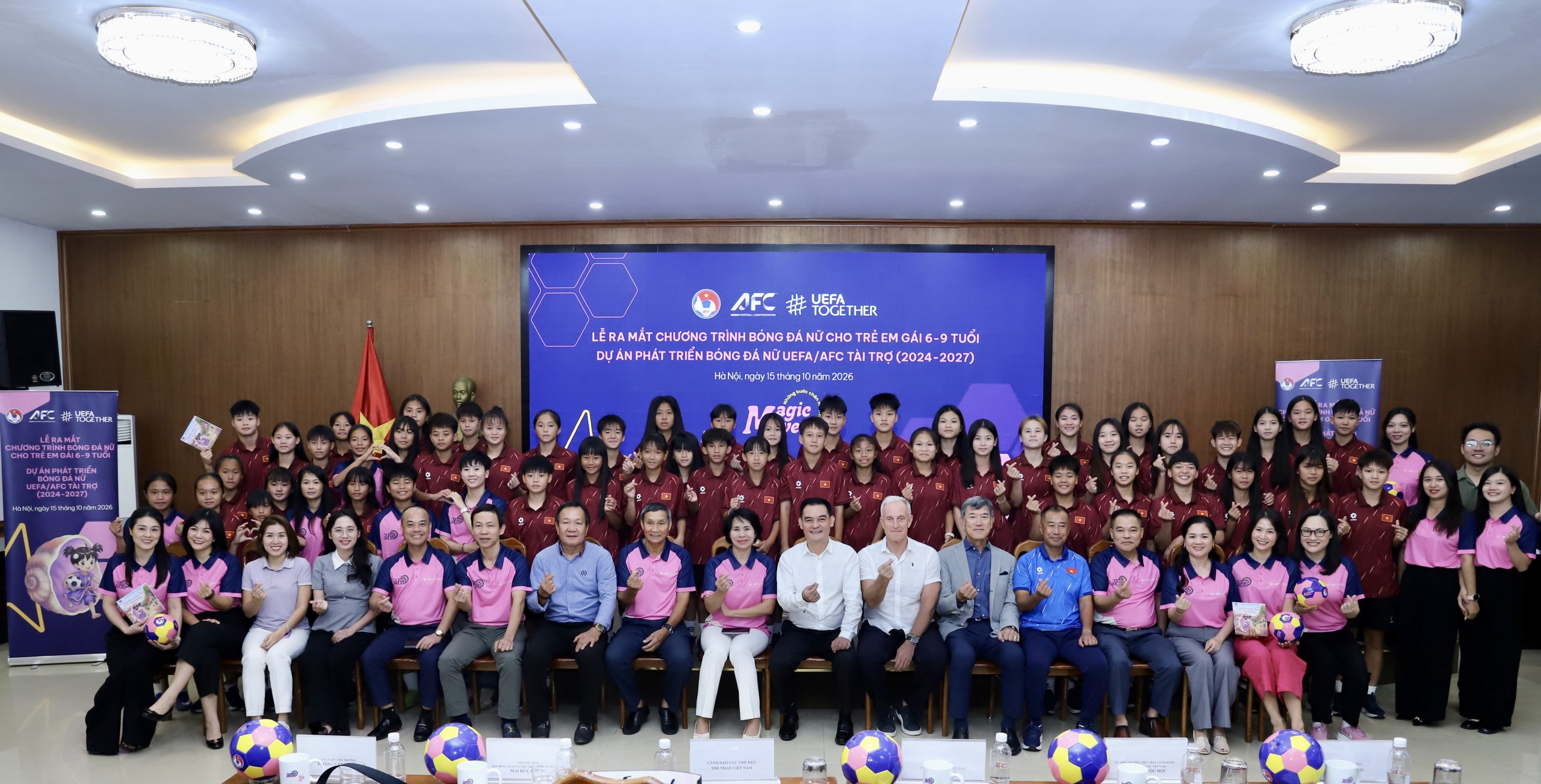 LĐBĐ Việt Nam triển khai chương trình bóng đá dành cho bé gái từ 6 đến 9 tuổi 1 LĐBĐ Việt Nam triển khai chương trình bóng đá dành cho bé gái từ 6 đến 9 tuổi 1