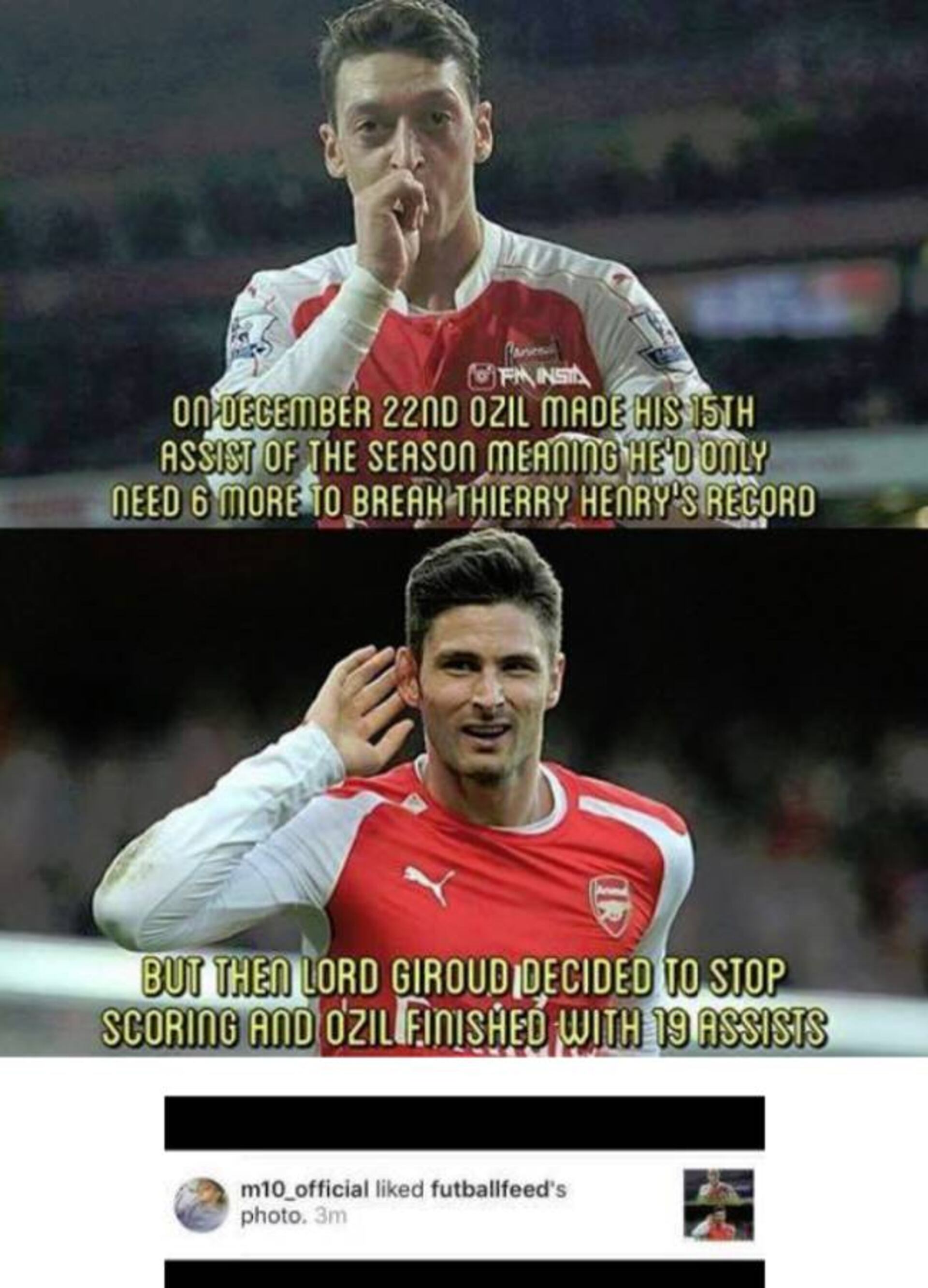 Mesut Özil 201516 Khi 146 cơ hội vẫn không đủ để làm nên lịch sử 3