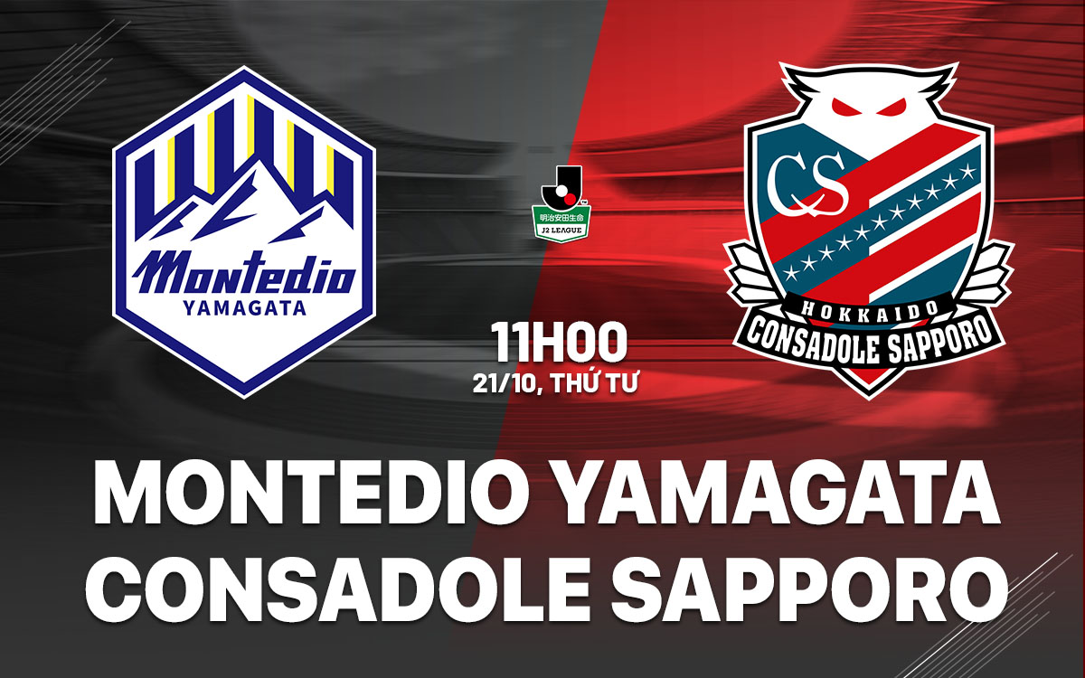 nhan dinh bong da du doan Montedio Yamagata vs Consadole Sapporo hang 2 nhat ban hom nay