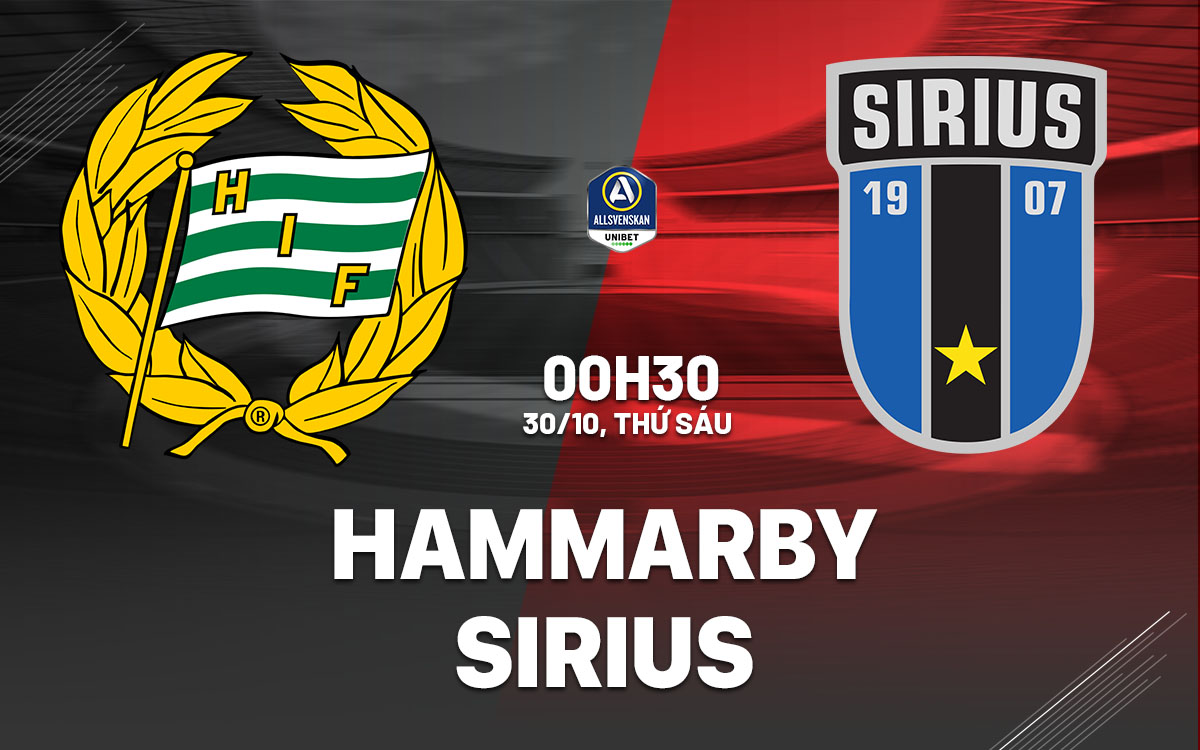 nhan dinh bong da du doan Hammarby vs Sirius vdqg thuy dien hom nay