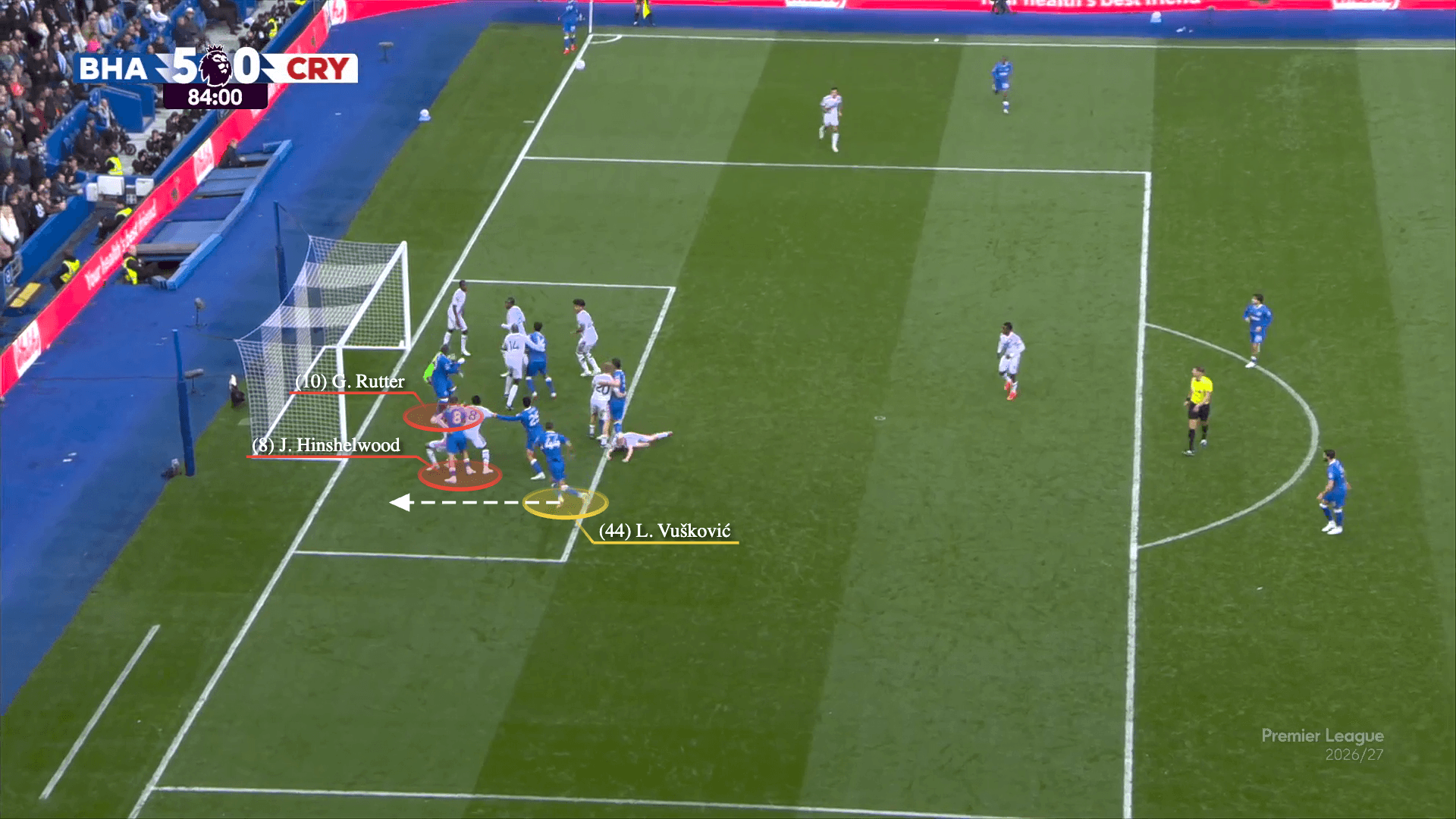 Phải chăng Brighton đang sở hữu chiêu thức phối hợp phạt góc nguy hiểm nhất Premier league 202627 17