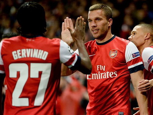 23h30 ngày 6/10, sân Upton Park, West Ham - Arsenal: Chờ Cazorla - Gervinho - Podolski