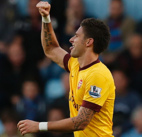 Giroud đã sẵn sàng thay thế Van Persie tại Emirates