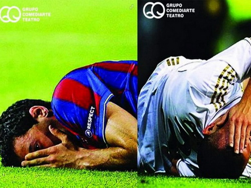 Pepe và Busquets làm đại diện hình ảnh cho .... đoàn kịch