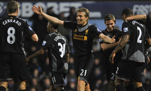 Liverpool-không-Suarez thắng ngược West Ham đầy kịch tính