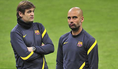 Pep Guardiola hết mực ủng hộ người kế nhiệm Tito Vilanova