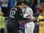 Cristiano Ronaldo đã thầm thì những gì với đồng đội Rui Patricio trước loạt đấu súng