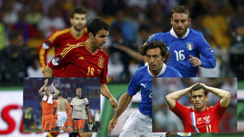 Sơ đồ 4-2-3-1 sụp đổ như thế nào ở EURO 2012
