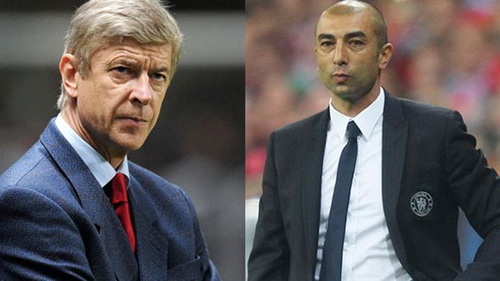 Roberto Di Matteo có mức thu nhập không bằng một nửa so với Arsene Wenger