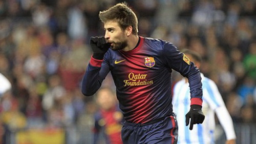 Milan mang lại may mắn, Pique mừng quýnh