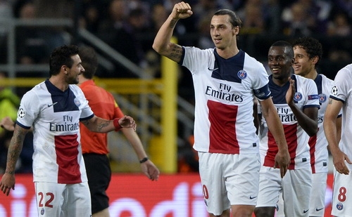 Siêu Ibra nã 4 trái bom vào lưới Anderlecht