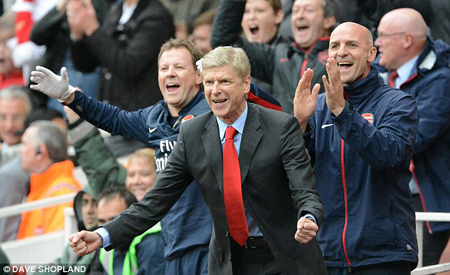 Wenger hết lời tán tụng tuyệt phẩm của Wilshere trước Norwich