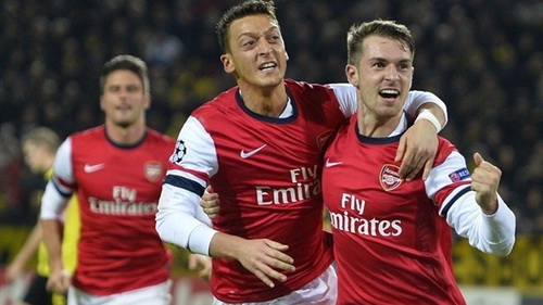 Arsenal oai hùng rửa hận Dortmund ngay trên tử địa Signal Iduna Park