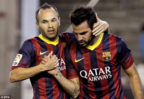 Fabregas kêu gọi cầu thủ Barca tự phê bình