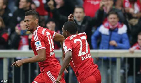 Bayern Munich lập kỉ lục bất bại mới ở Bundesliga