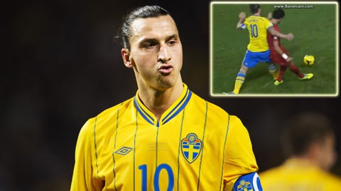 Ibra hạ gục đồ tể Pepe