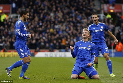 Andre Schurrle Mourinho muon toi o lai Chelsea hinh anh