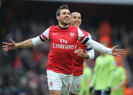 Cazorla nguy hiểm hơn khi dạt cánh