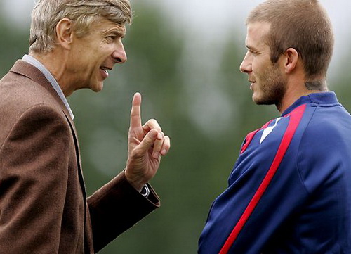 Beckham tạo cơ hội cho Wenger “nổ”