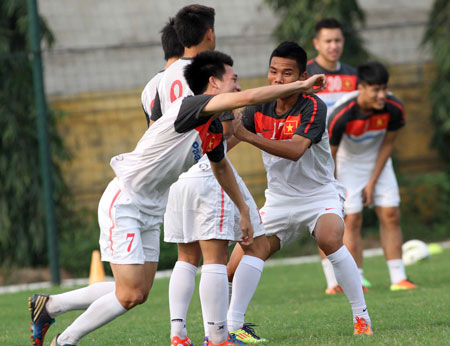 Đội tuyển Việt Nam hào hứng trước trận đánh lớn